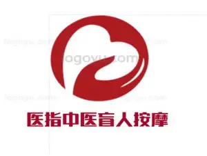 医指盲人按摩的logo