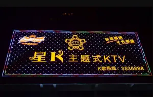 星K主题式KTV（世贸广场店）的logo