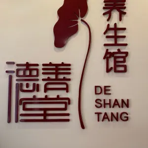 德善堂养生馆的logo