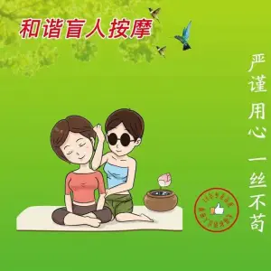 和谐盲人按摩（宝龙广场店）的logo