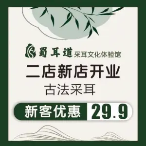 蜀耳道采耳文化体验馆（蓝湾天街店）的logo