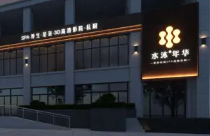 水沐年华3D影院足浴·养生·SPA（合江亭店）的logo