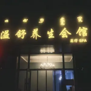 溢舒养生会馆的logo